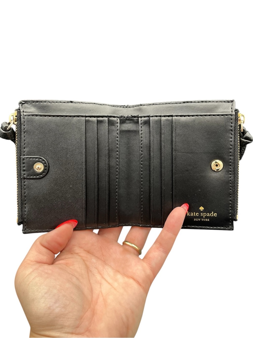 Kate spade Black Leather Wallet - Picture 4 of 6